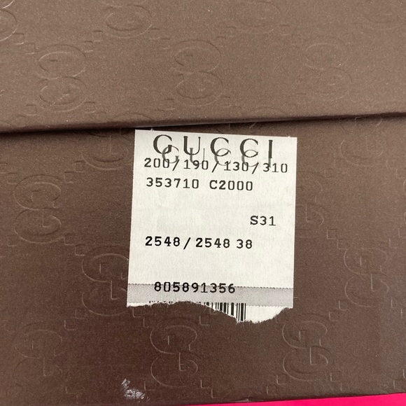 GUCCI black calf leather platform ankle boots - Picture 15 of 15